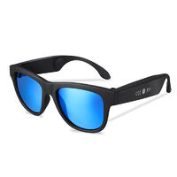 Bone Conduction Smart UV Sunglasses with Bluetooth Headphone Function