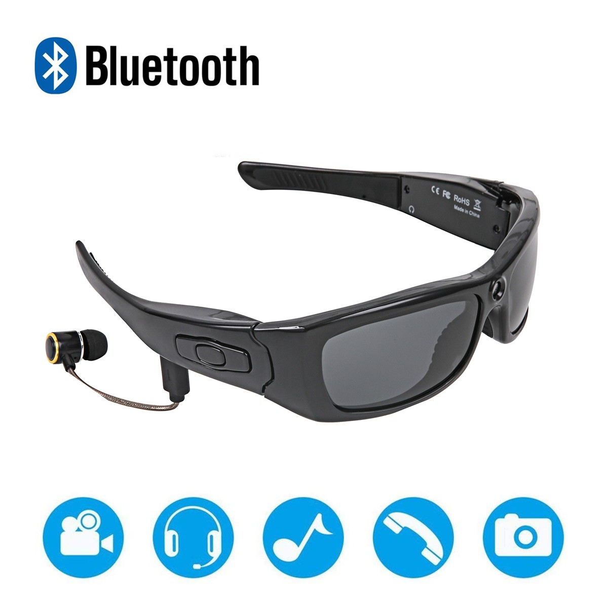 Pengwing-Wireless Hd1080 Electronic Outdoor Bluetooth Smart Glasses-1