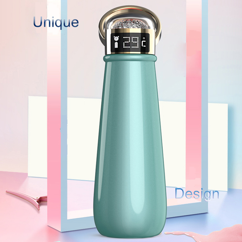 Pengwing-420 Ml Crystal Thermos Stainless Steel Water Bottle | Thermos-7
