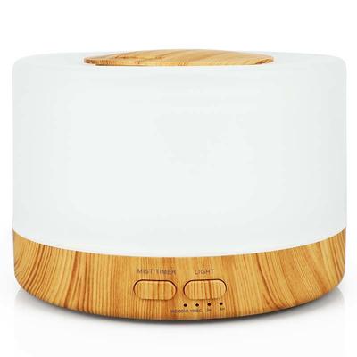 Best Selling Remote Control 500ml Wood Grain Essential Oil Diffuser with Competitive Price